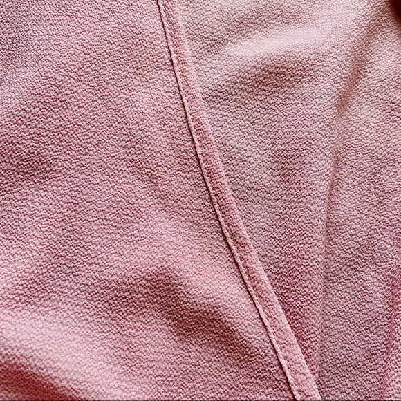 🌸 Pink Crepe Wrap Blouse 🌷 - Picture 7 of 7